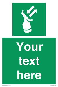 Custom sign safe condition Search and rescue transponder